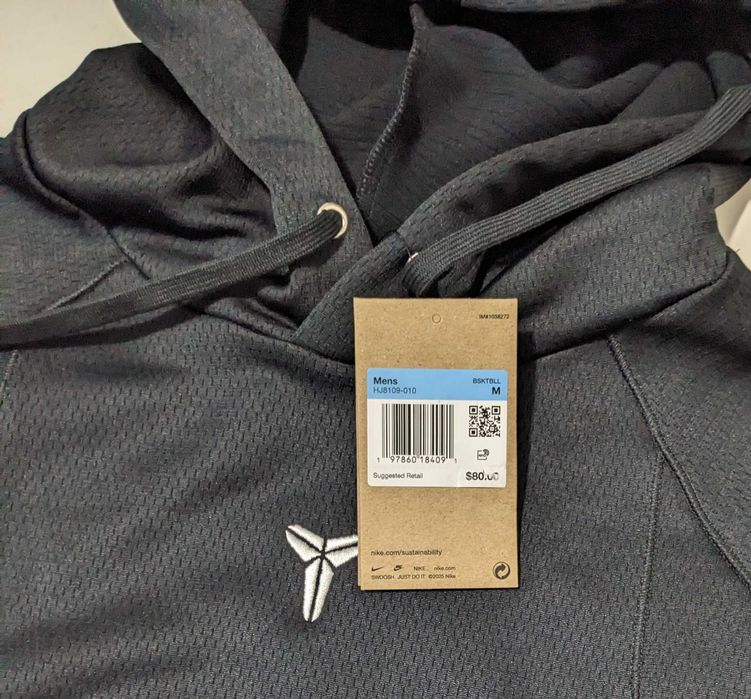 Nike Therma Fit Kobe Bryant Mamba мъжки черен суичър размер L от Сащ