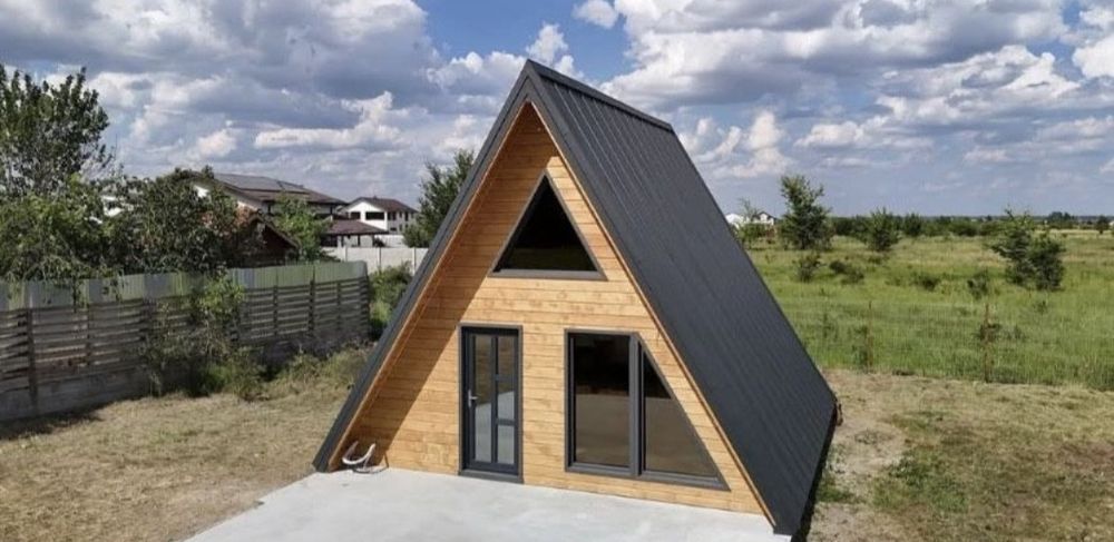 Vand cabane tip A frame