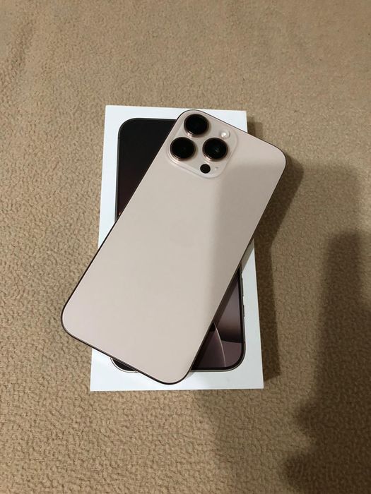 Vand iphone 16 pro max,desert titanium. 256GB