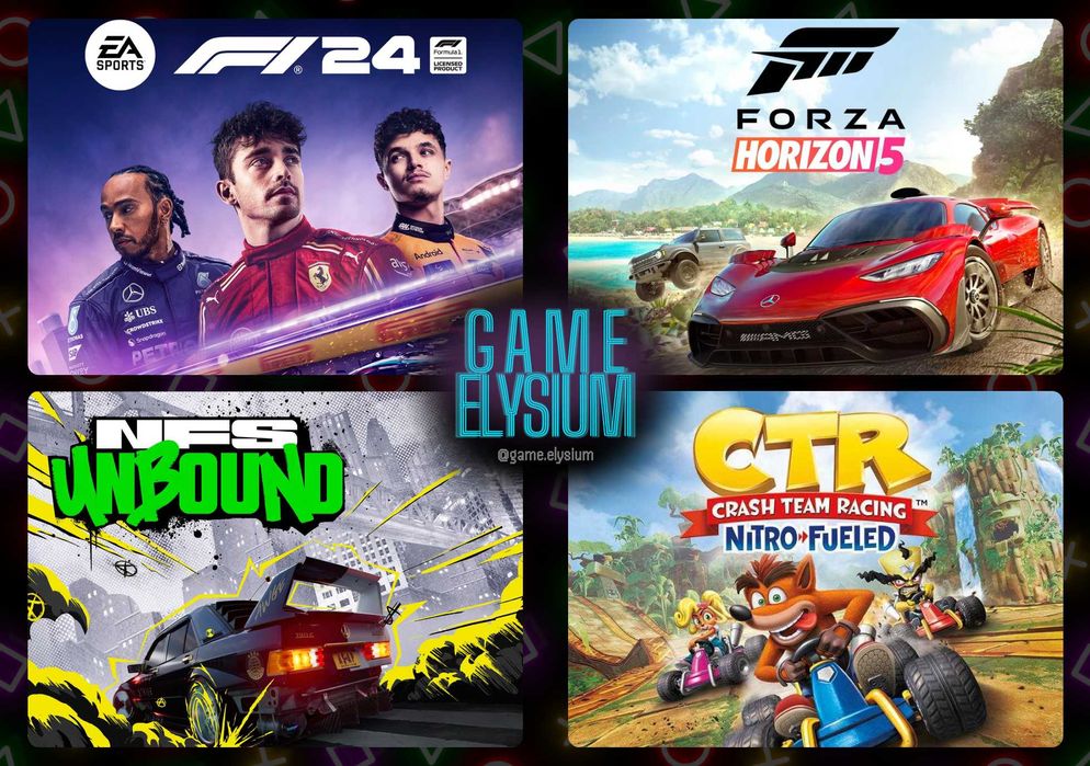 Цифровые игры ГОНКИ PS4/5 | NFS Unbound | Forza Horizon 5 | F1 24 |идр
