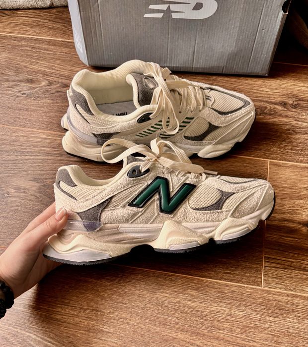 НОВИ New Balance 9060 бели със зелени акценти
