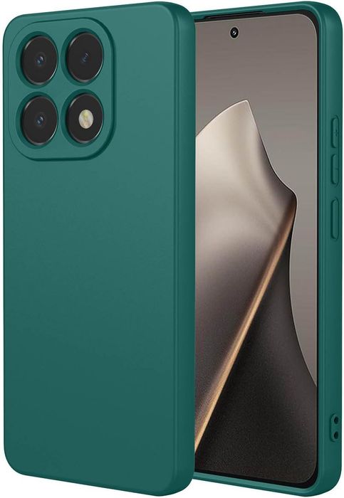 Матов силиконов кейс за xiaomi 15t със защита около камерите