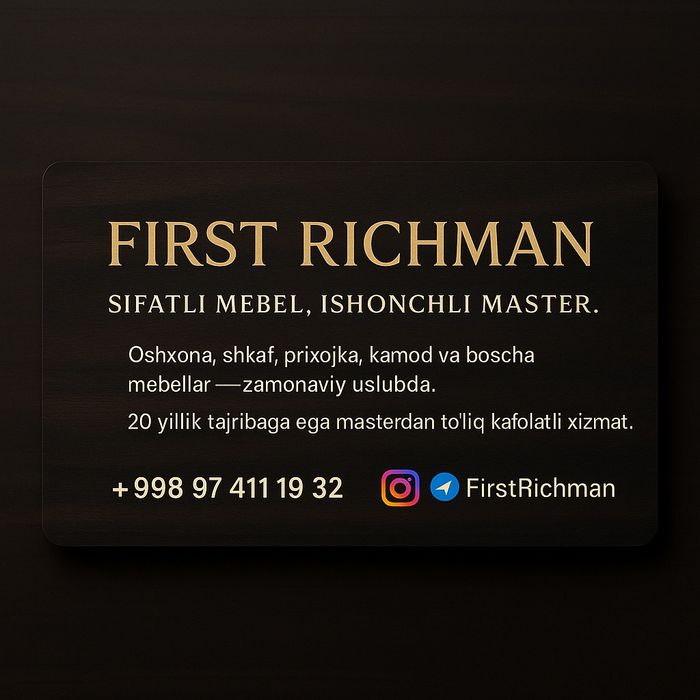 Mebel na zakaz buyurtmaga mebel