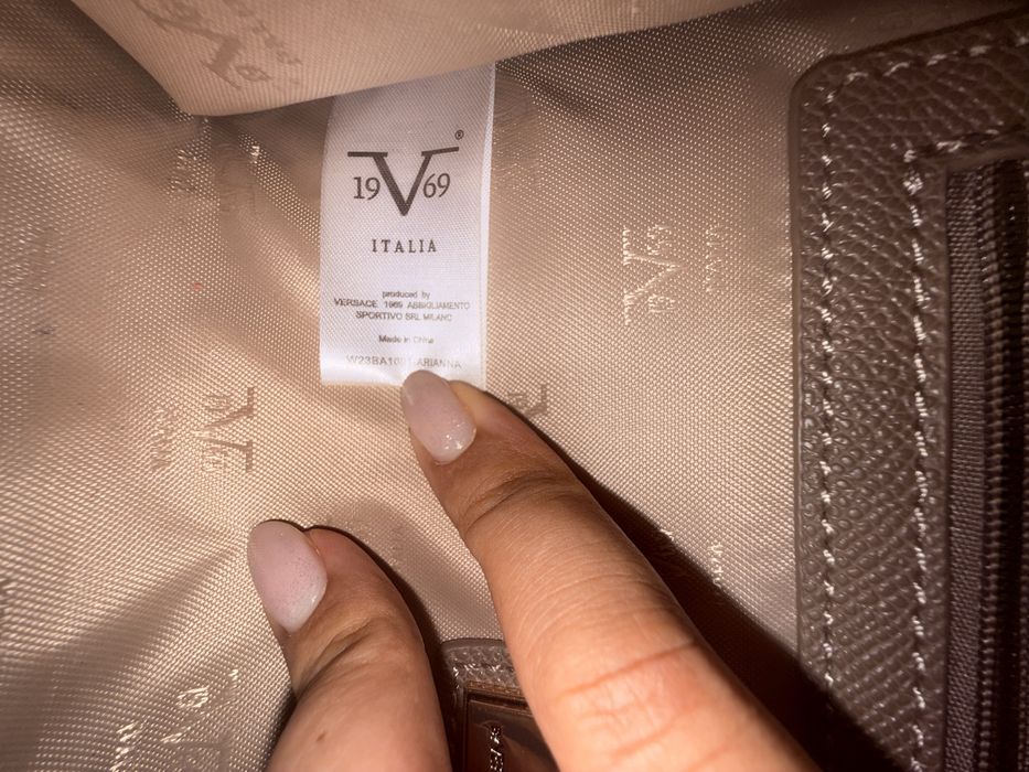 Чанта 19V69 Italia by Versace 1969 – Taupe/Beige, като нова