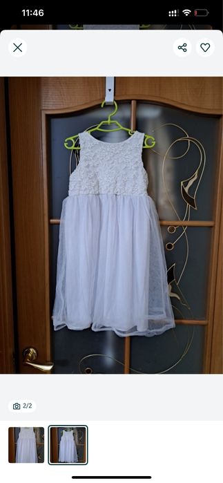 Синее платье 110-116 на 5-6 лет