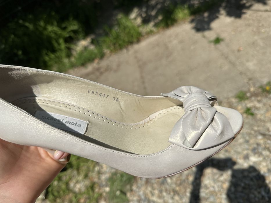 Pantofi ocazie piele naturala Manuel Mota