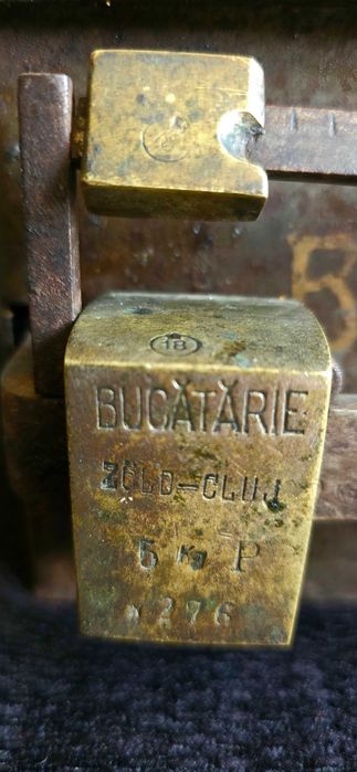 Cantar cu taler alamă bucătărie functional -Zöld-Cluj-