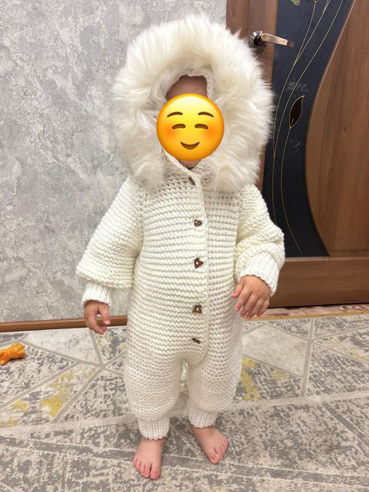 Продам вязаный комбинезон