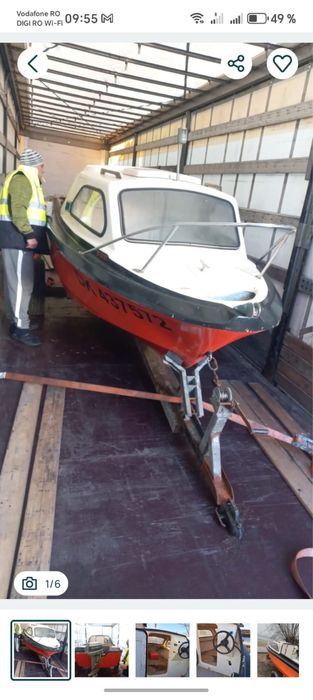 Barcă cabinată + peridoc