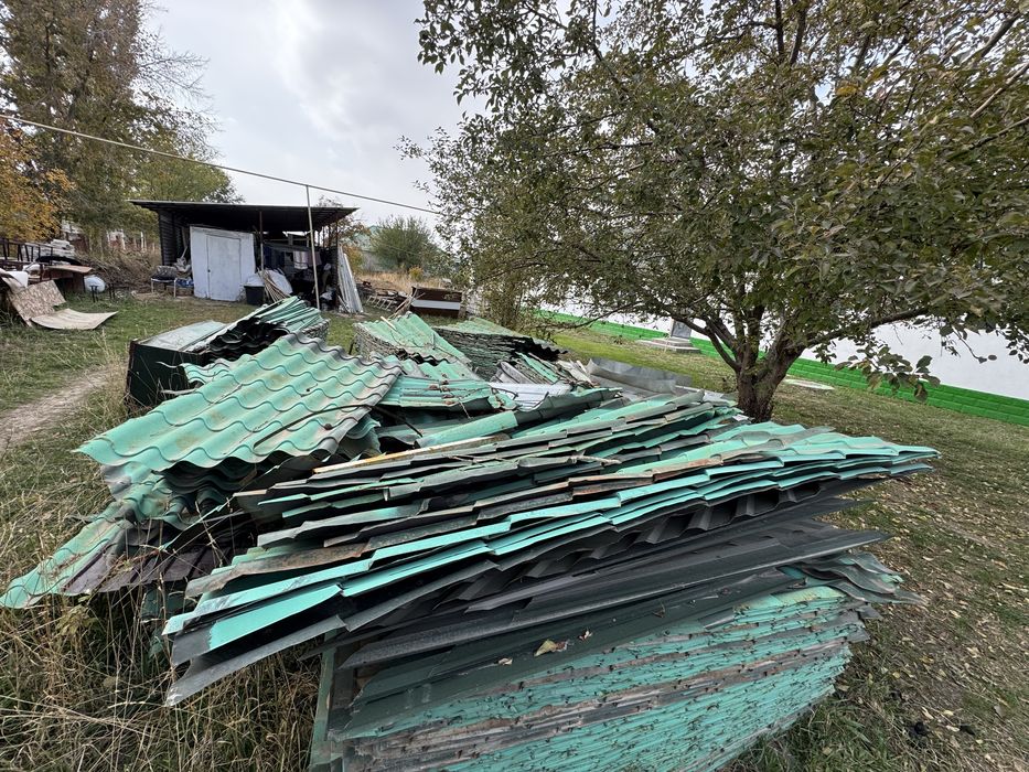 Металлочерепица 1250кв Б/У