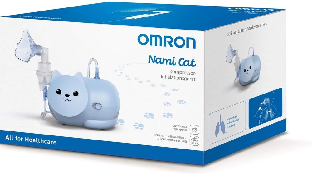 Нов Компресорен инхалатор Omron Nami Cat