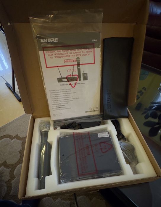 Microfon Shure ULXD, nou