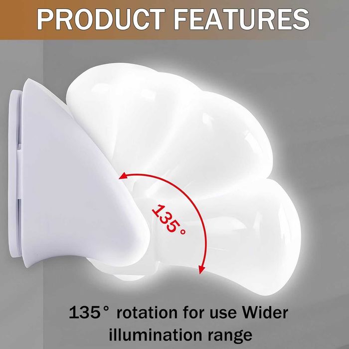 Set 2 lampi LED portabile cu snur pe baterii pt garaj dulap pod pivnit