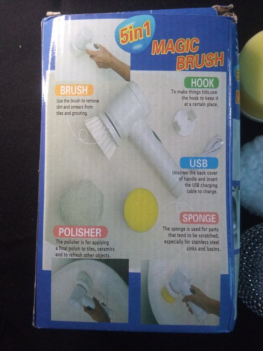 Уред за почистване с пет приставки