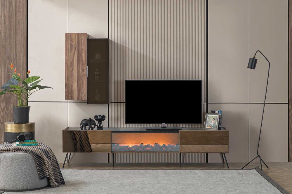 Секция BRONZE  с декоративна камина