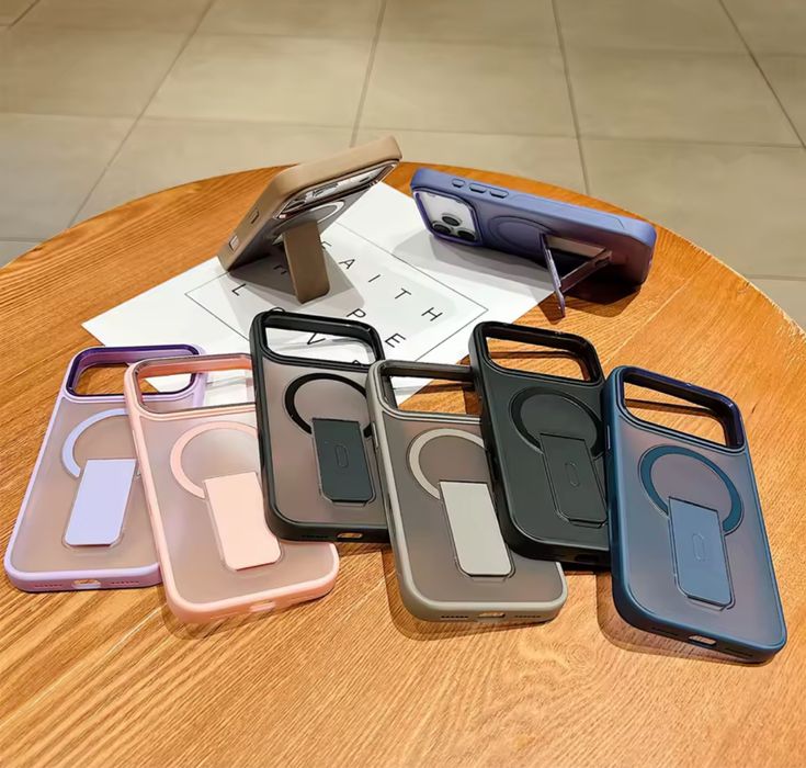 Iphone 16 16 PRO 16 PRO MAX Husa Magsafe Matte Back cu Suport