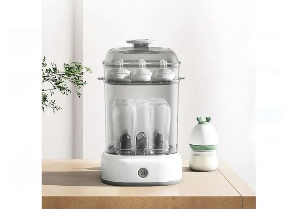 Електрически стерилизатор за бебешки шишета ,залъгалки Honey Baby