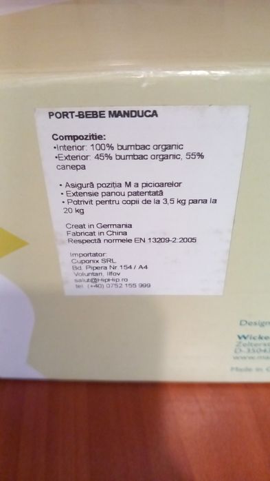 Port bebe Manduca