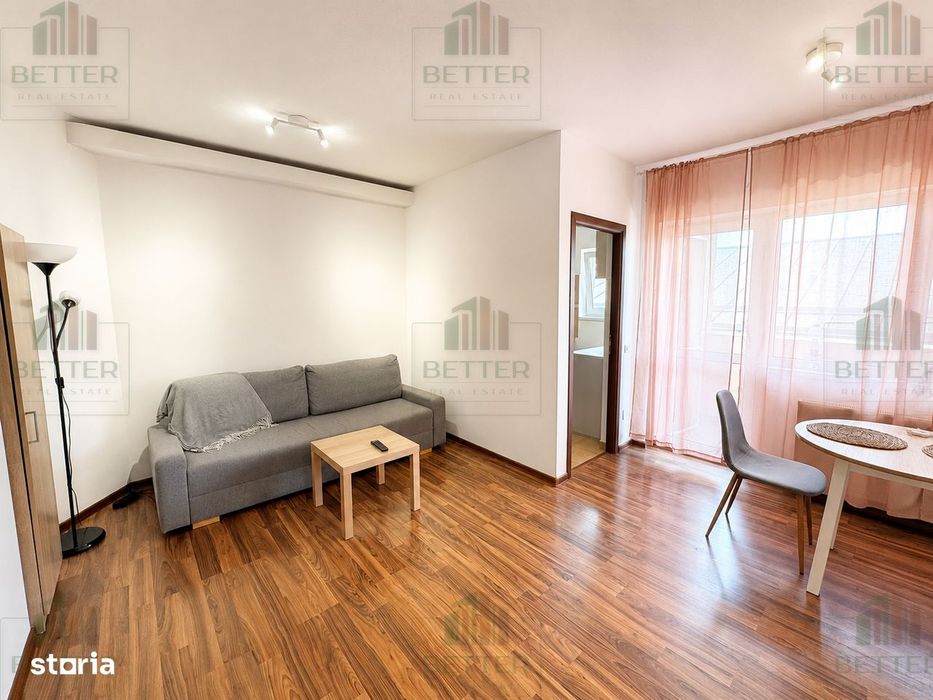 Garsonieră decomandată, 40 mp, balcon, Popești-Leordeni