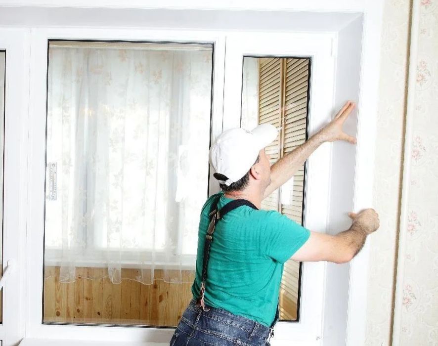 Установка пластиковых откосов