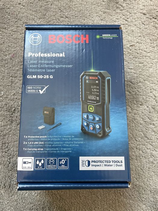 лазерна ролетка бош(makita,milwaukee,hilti)bosch GLM 50-25 G