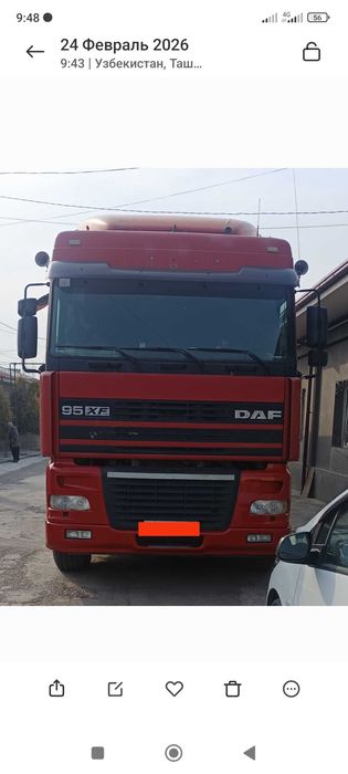 Даф евро 2. 2000г. Прицеп FRUEHAUF 2002г. Цена 22000$