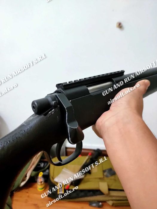 PUSCA ~ MODIFICATA ~ METAL !! ARC Airsoft (Foarte Puternica) Manuala ~