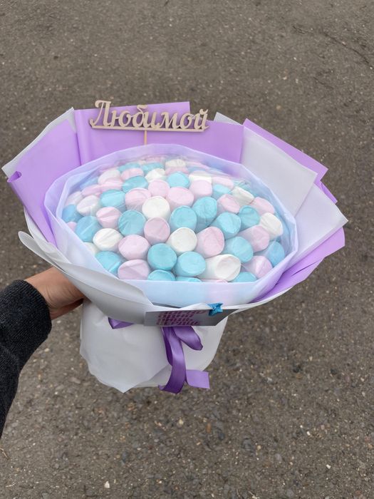 Букет из маршмеллоу