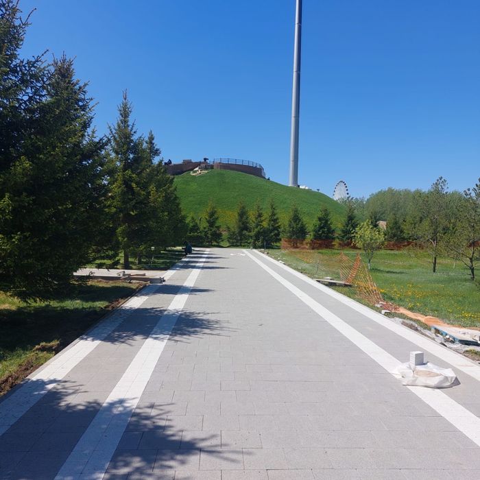 Укладка тротуарной плитки