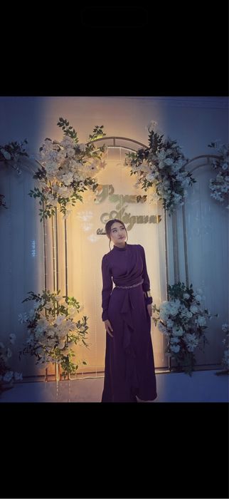 Платье фиолетовое