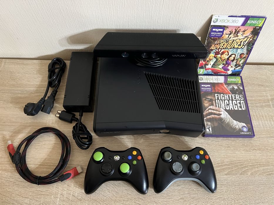 Xbox 360 SLIM + 23 игры - ПРОШИТЫЙ