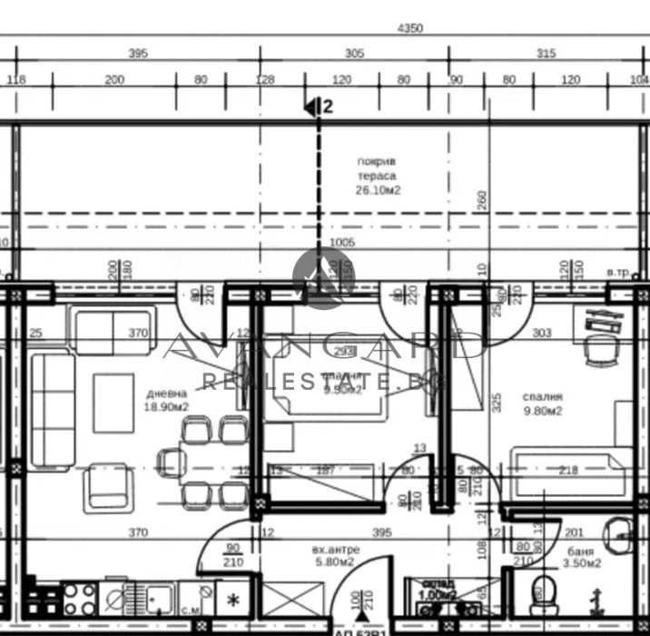 Продава се Тристаен апартамент в Пловдив, Остромила - 90 кв.м за 708 €/кв.м - Снимка #5