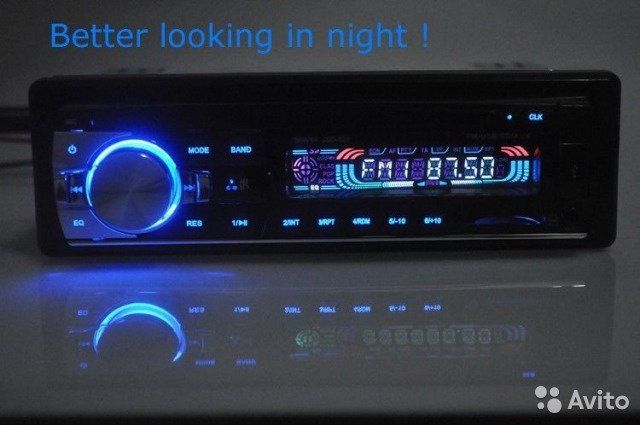 Pioner JSD-520 Блютуз авто магнитола Usb Aux флэшка магнитофон колонки