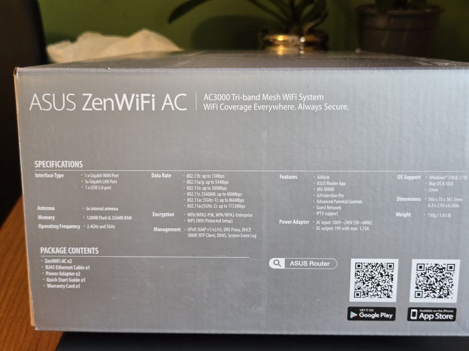 Mesh Asus AC300 CT8 (Dual Pack) 1GB