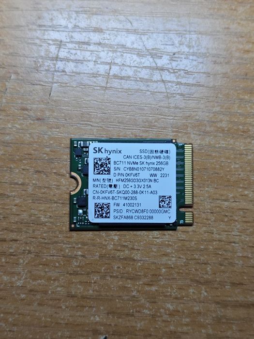 SSD M.2 NVMe SK hynix BC711 256GB (Формат 2230)