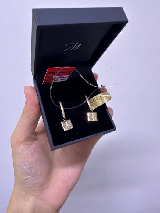 Серьги  Цвет: красное
