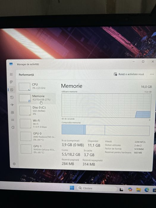 Laptop gaming| RTX2050| ryzen5 5500| 16gb ram | ssd M2 512gb