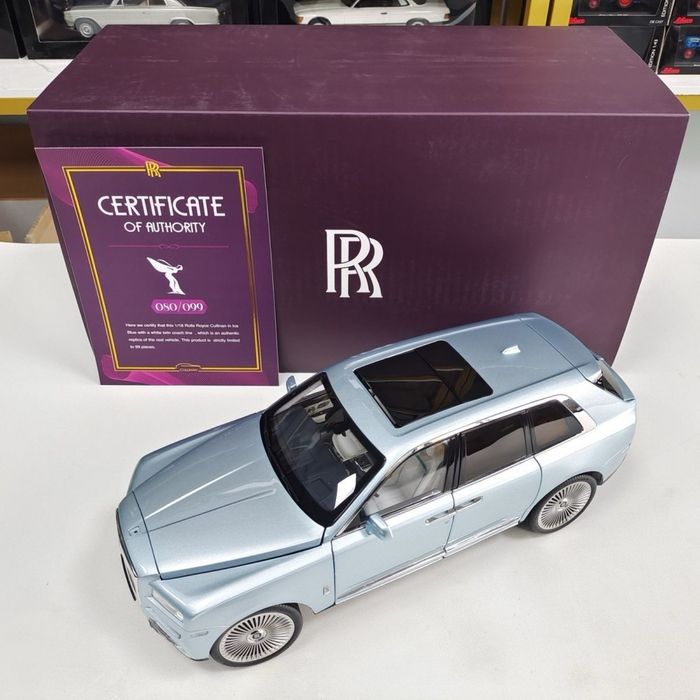 Rolls royce cullinan 1:18 mashtab koleksioner va bolalar o’yonchoq