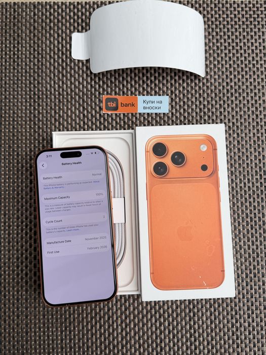НОВ! 1Tb *ЛИЗИНГ* iPhone 17 Pro Cosmic Orange / ГАРАНЦИЯ Айфон