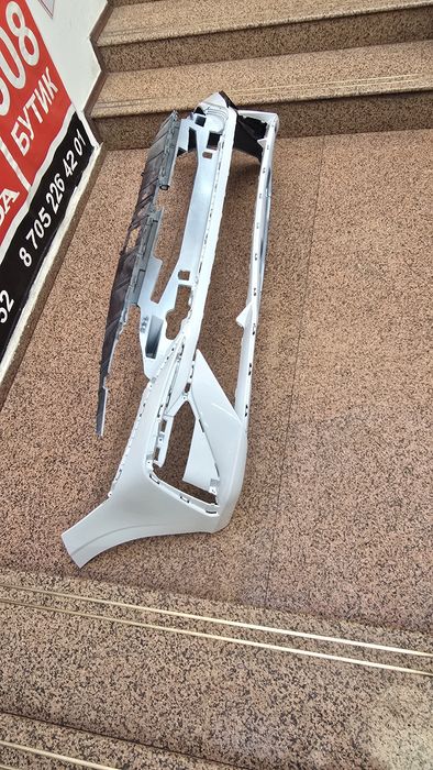 Бампер элантра белый