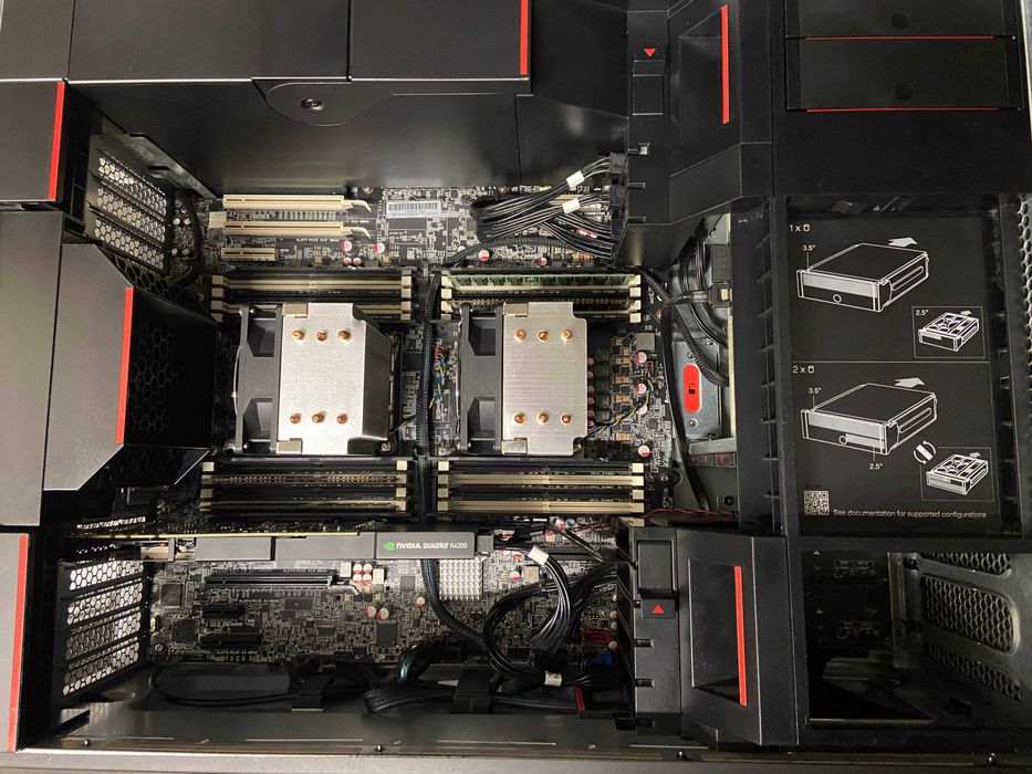 Lenovo P900 2* Xeon E5-2660 v3, 32GB RAM, Quadro K4200, 512GB SSD