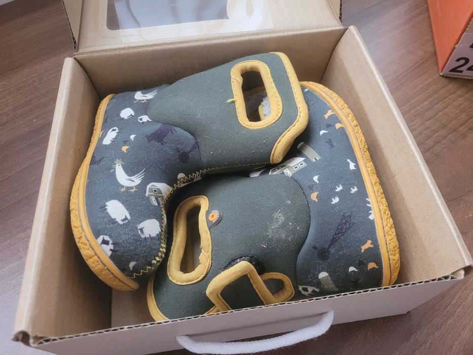 Cizme pentru Primii Pasi, Baby Bogs, Spaceman Farm Loden 22 - 14,5