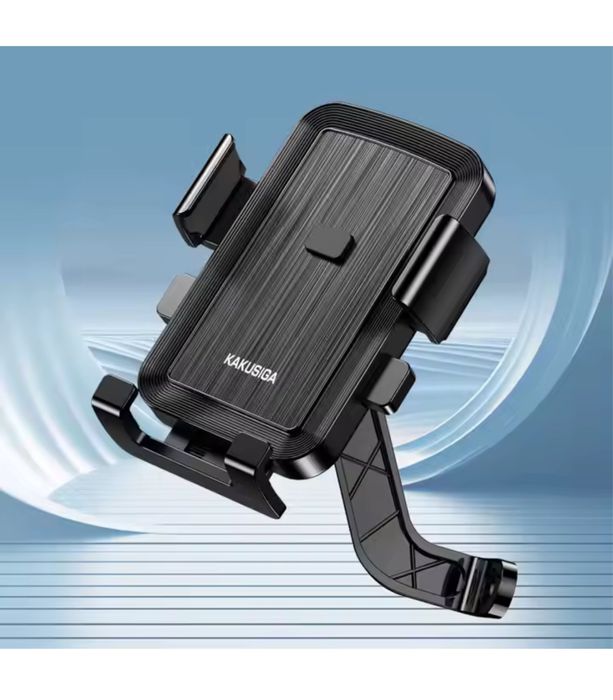 Suport Telefon Pentru Bicicleta cu Brat Metalic si Inchidere Automata