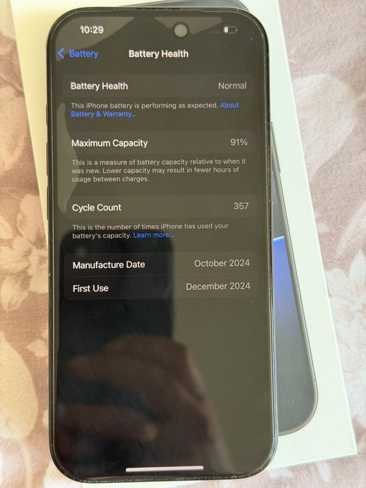 iPhone 16 pro 128 GB black