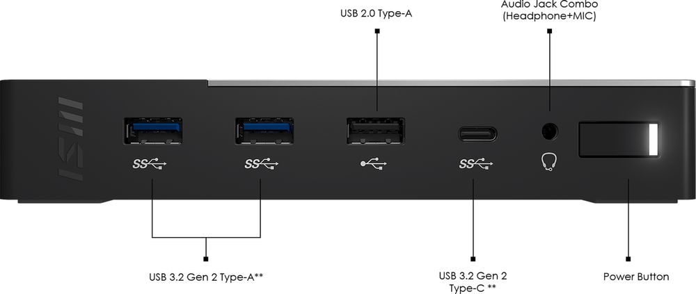 MSI USB-C Docking Station Gen 2
