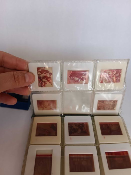 Diapozitive propaganda comunista,era Ceaușescu, RSR, de colectie