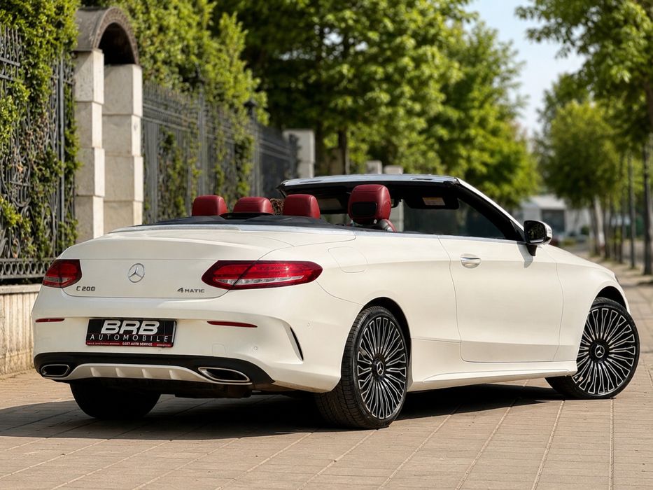 • Mercedes C200 Cabrio / Extra full / Packet Amg • Burmester / Soft Top Visiniu / 4 Matic -- Parc Auto / RATE •