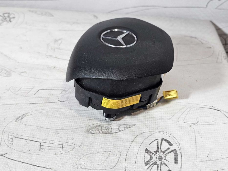 Airbag volan Mercedes-Benz Clasa C W204 / Clasa B W246 / CLA C117 2007-2015 2011 2.2 CDI Cod OEM: A2468602602, 2468602602, 306742499162-AE (5E3)