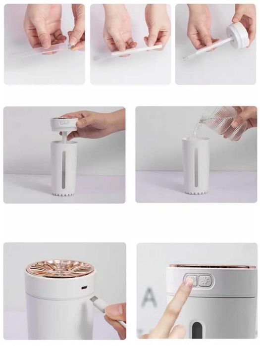 Ультразвуковой увлажнитель, аромадиффузор, ночник. Havo namlagich uvl4