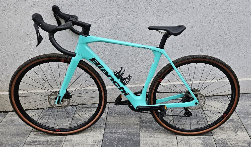 Bianchi Impulso Comp bicicleta gravel bike Carbon M GRX 2x12